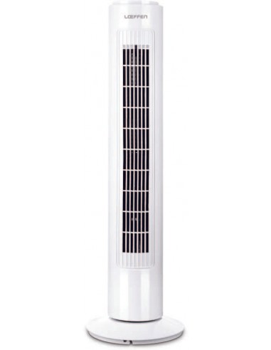 Ventilateur colonne Blanc 50W - Livraison offerte français