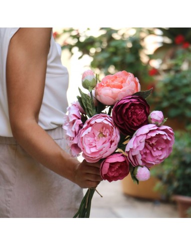 Bouquet fleurs en papier mélange de pivoines du meilleur 