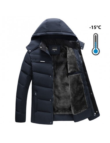 Veste Parka d'hiver chaude à capuche pour homme - Livraison Offerte livraison gratuite