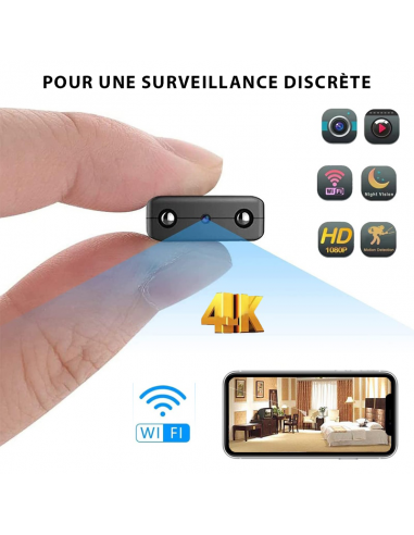 Mini caméra wifi avec carte SD intégrée - Livraison offerte ouvre sa boutique