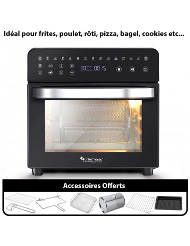 Four à air à affichage LED Numérique intelligent multi-cuisson sans graisse et calorie - Livraison Offerte français