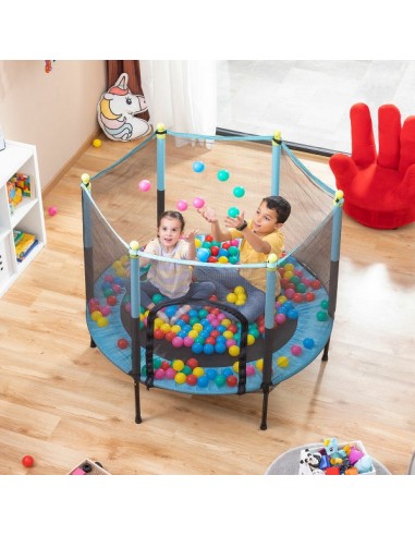 Trampoline pour enfant avec filet de sécurité - Livraison offerte Voir les baskets