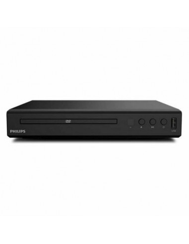 Lecteur de DVD Philips noir avec télécommande - Livraison offerte ou a consommer sur place