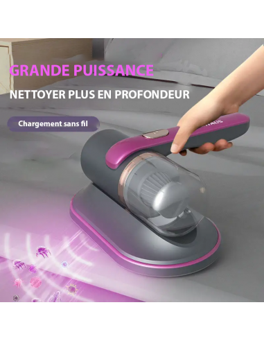 Aspirateur sans fil UV anti acariens pour literie canapé… - Livraison offerte Venez découvrir notre 