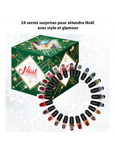 Calendrier de l'avent beauté "24 VERNIS A ONGLES" - Livraison offerte 2023