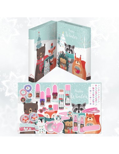 Calendrier de l'avent maquillage et accessoires "KIDS BEAUTY" - Livraison offerte destockage