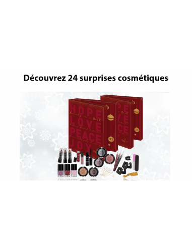 Calendrier de l'avent maquillage et accessoires "BEAUTY IN A BOOK" - Livraison offerte d'Europe débarque