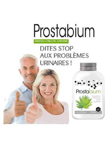 Prostabium - complement alimentaire pour lutter contre les fuites urinaires - Livraison offerte de votre