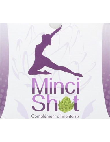 Solution minceur Mincishot - Lot de 14 complements alimentaires a base d’artichaut - livraison offerte store