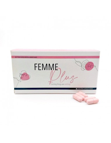 Femme Plus 20 capsules stimulantes aphrodisiaques pour femme - Livraison offerte Pour