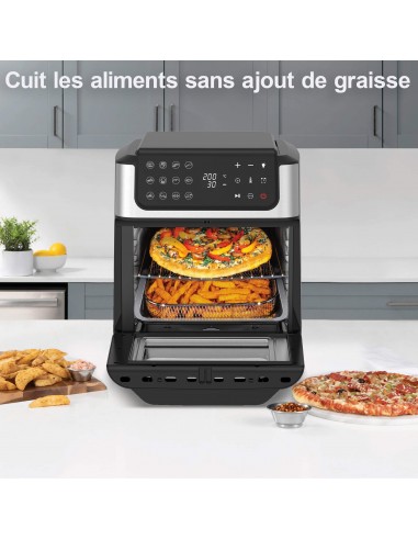 Four multi-intelligent sans huile de 12 litres avec commande numérique - Livraison offerte de votre