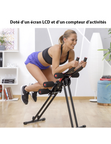 Machine pliante pour abdominaux avec 10 exercices inclus - Livraison offerte votre restaurant rapide dans 