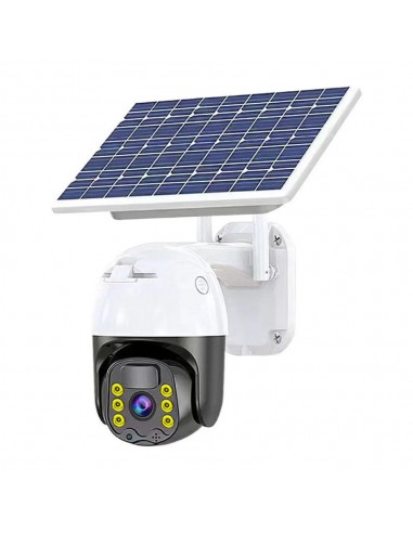 1 Caméra de surveillance solaire à 360 degrés avec LED infrarouge intégrée - Livraison offerte les muscles