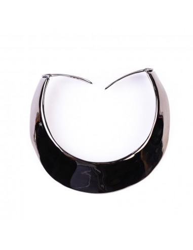 Polished Gunmetal Hinged Collar Necklace livraison gratuite