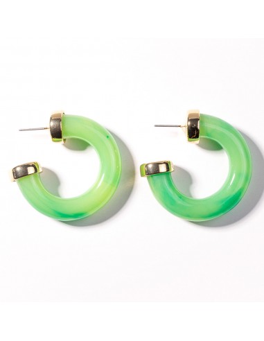 Jade Resin Hoop Pierced Earring prix pour 