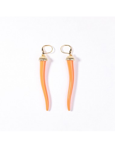 Light Coral Pepper Gold Wire Earring les ctes