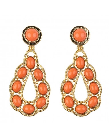 Coral Cabochons Teardrop Shape Earring sélection de produits