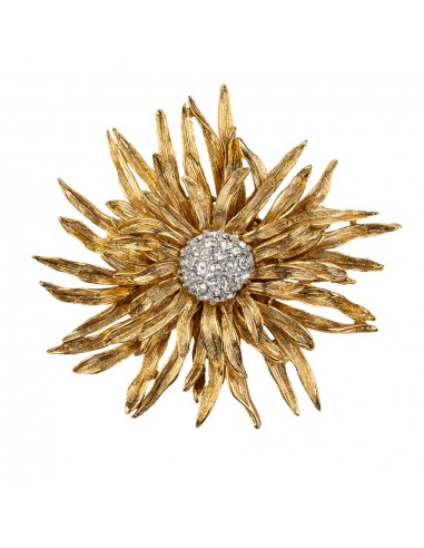 Antique Gold Flower Pin vente chaude votre 