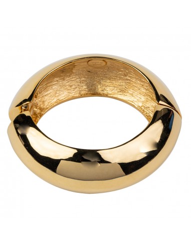 Polished Gold Bombe' Hinged Bracelet paiement sécurisé