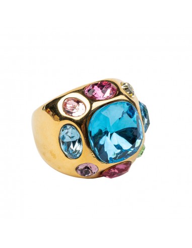 Gold and Light Multi Stones Ring Découvrez la collection