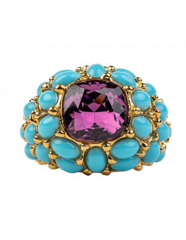 Turquoise & Amethyst Ring chez Cornerstreet bien 