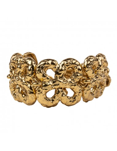 Gold Rippled Clover Cross Bracelet JUSQU'A -70%! 