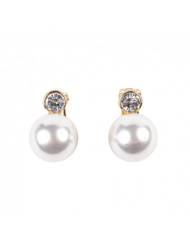 Gold and Pearl Clip Earring Profitez des Offres !