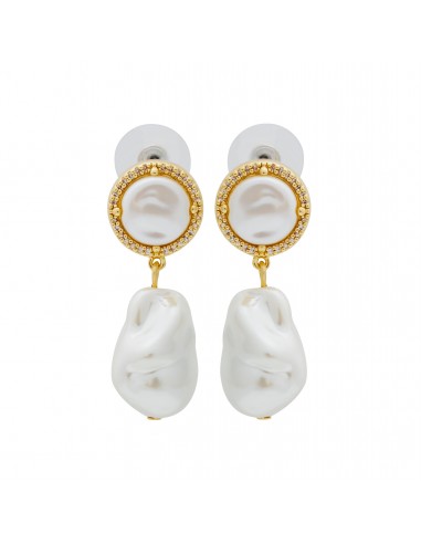 Baroque Pearl Drop Pierced Earrings des créatures d'habitude