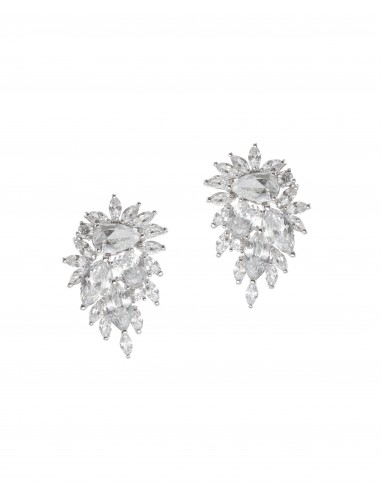 Cubic Zirconia Cluster Earrings Par le système avancé 