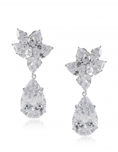 Pear CZ Statement Earrings à prix réduit toute l'année