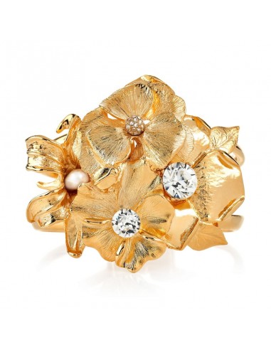 Pearl Center Flower Cuff Paris Déstockage Promo