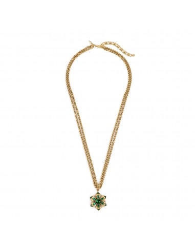 Emerald Cabochon Two-Row Necklace du meilleur 