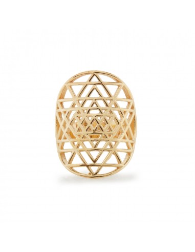 Bague Sri Yantra en Argent 925 ou Or Jaune ou a consommer sur place