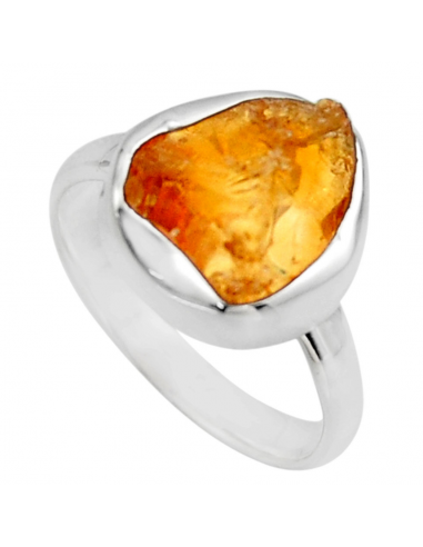 Bague en Citrine “Gaieté et liberté” et Argent 925 l'achat 