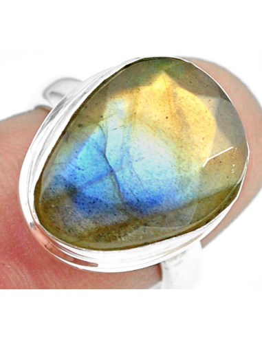 Bague en Labradorite "Intuition et Protection" et Argent 925 livraison et retour toujours gratuits