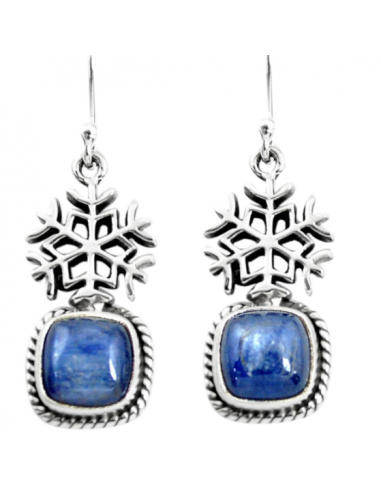 Boucles d'oreilles “Lucidité et Puissance” en Kyanite et Argent 925 online