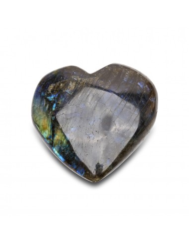 Coeur en Labradorite livraison et retour toujours gratuits