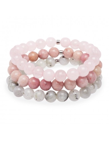 Triple Bracelets Énergie "Amour" soldes