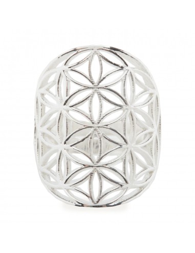 "Flower of Life" Ring i 925 sølv eller gullbelagt solde