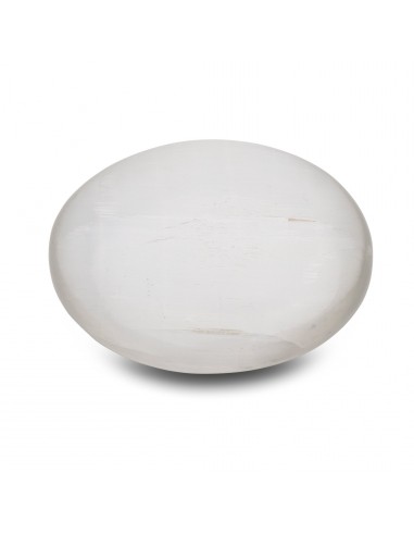 "Lunar Radiance" Pebble i Selenite Véritable concentré