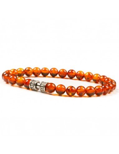 Bracelet ambre 6mm - L'ESSENTIEL destockage