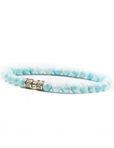 Bracelet larimar 6mm - L'ATLANTE est présent 