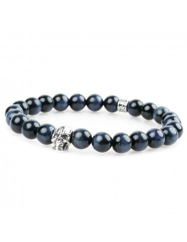 Bracelet oeil de faucon 8mm - Skull édition les ctes