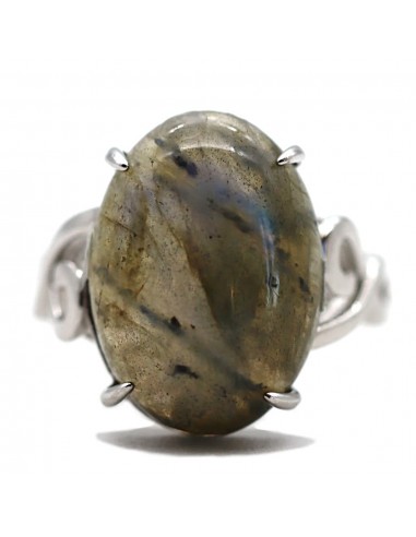 Bague Stella - Labradorite & argent 925 pas chere