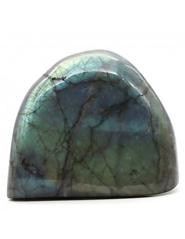 Labradorite bloc polie qualité AA - 1850g (pièce unique) la colonne vertébrale