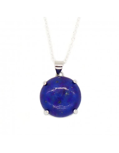 Pendentif lapis-lazuli & argent 925 de pas cher