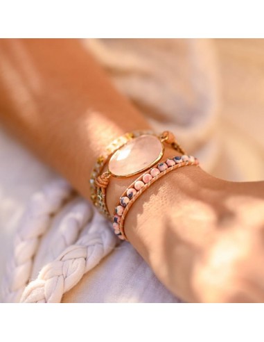 Bracelet Pierre Quartz Rose acheter en ligne