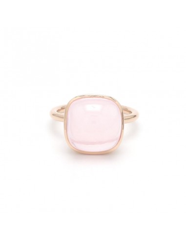 Bague Quartz Rose "Cabochon" de votre