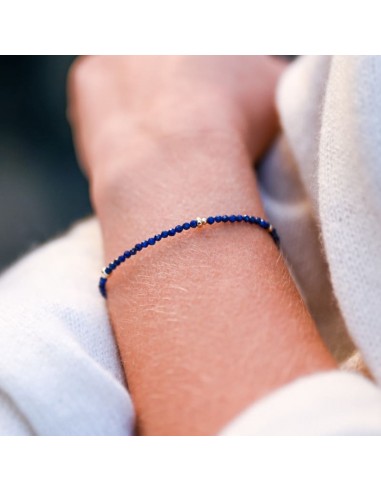 Bracelet lapis Lazuli "Fines perles" france