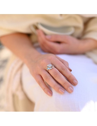 Bague Argent et Pierre de Lune français